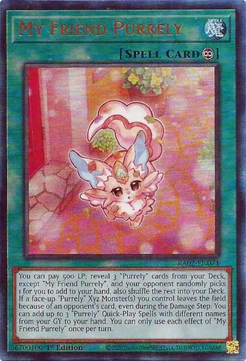 My Friend Purrely (PUR) [RA02-EN071] Prismatic Ultimate Rare | Chromatic Games