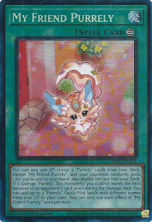 My Friend Purrely (PCR) [RA02-EN071] Prismatic Collector's Rare | Chromatic Games