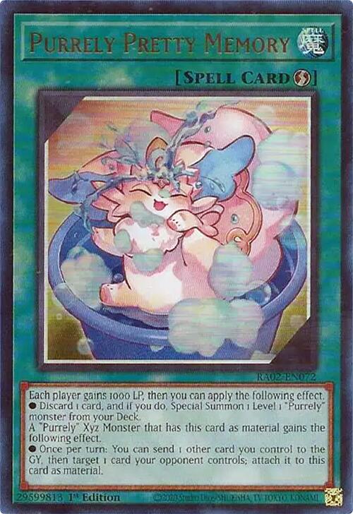 Purrely Pretty Memory (UR) [RA02-EN072] Ultra Rare | Chromatic Games