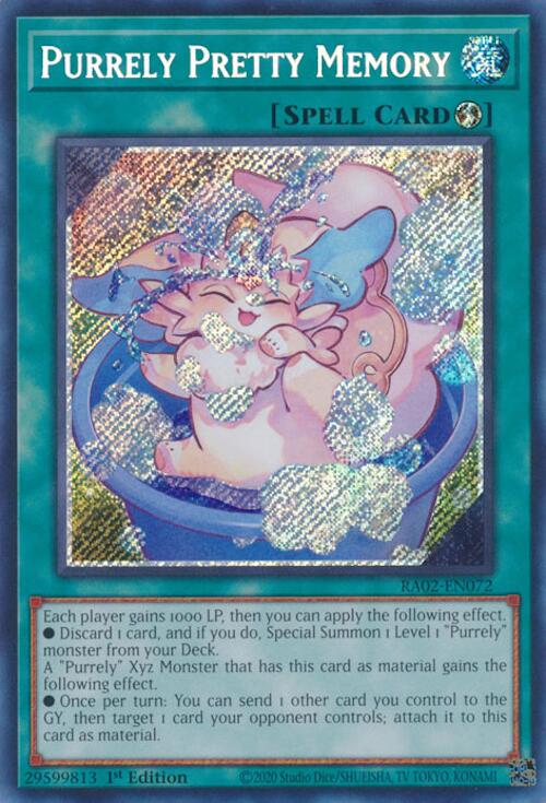 Purrely Pretty Memory (Secret Rare) [RA02-EN072] Secret Rare | Chromatic Games