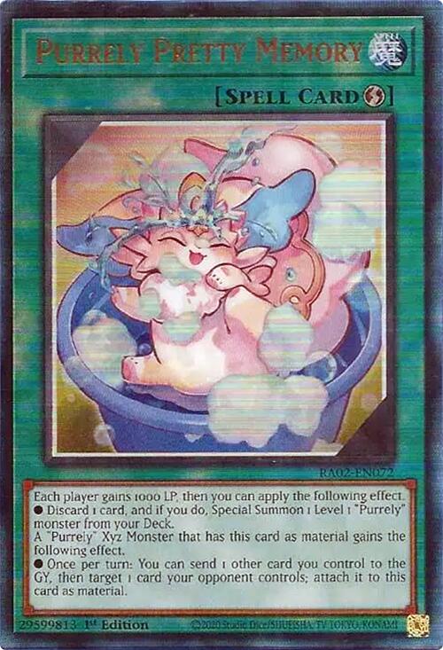 Purrely Pretty Memory (PUR) [RA02-EN072] Prismatic Ultimate Rare | Chromatic Games