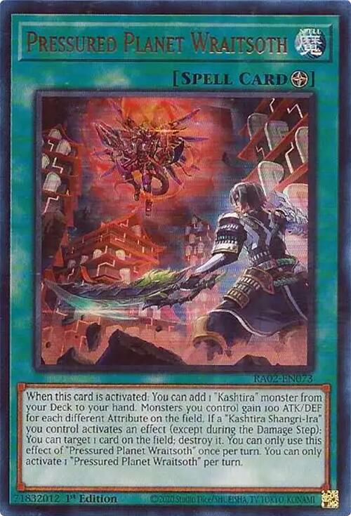 Pressured Planet Wraitsoth (UR) [RA02-EN073] Ultra Rare | Chromatic Games