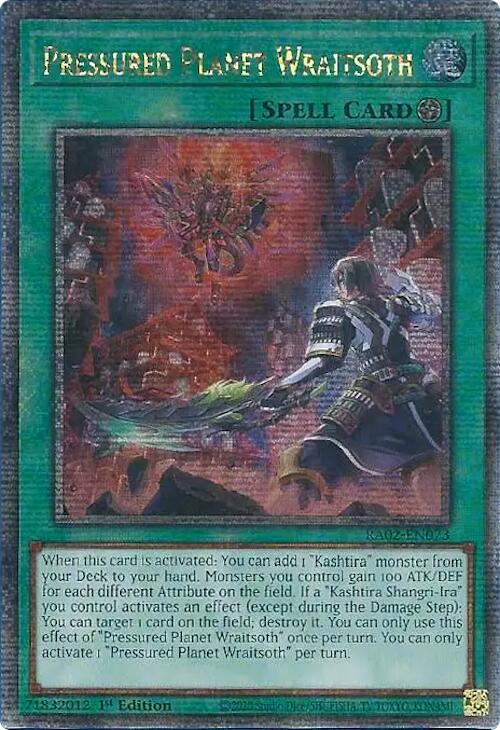 Pressured Planet Wraitsoth (Quarter Century Secret Rare) [RA02-EN073] Quarter Century Secret Rare | Chromatic Games