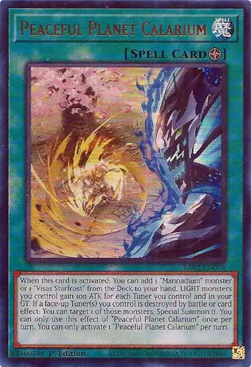 Peaceful Planet Calarium (UR) [RA02-EN074] Ultra Rare | Chromatic Games