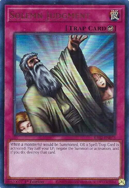 Solemn Judgment (UR) [RA02-EN075] Ultra Rare | Chromatic Games