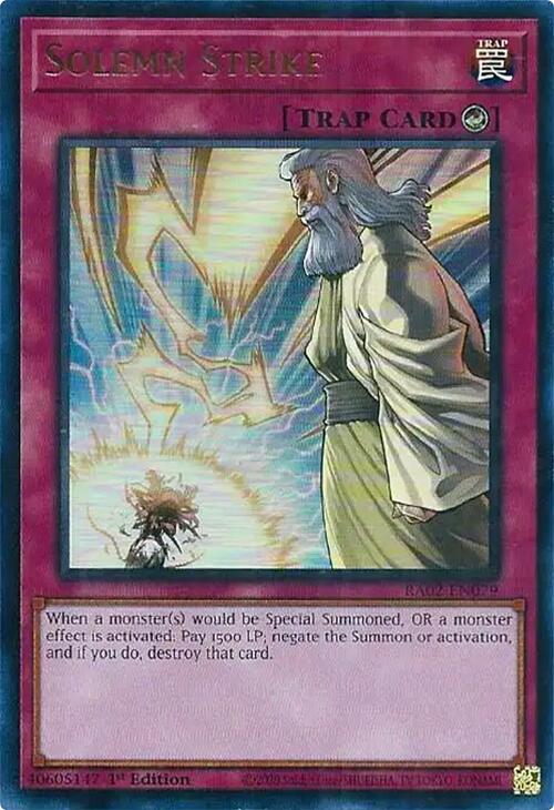 Solemn Strike (UR) [RA02-EN079] Ultra Rare | Chromatic Games
