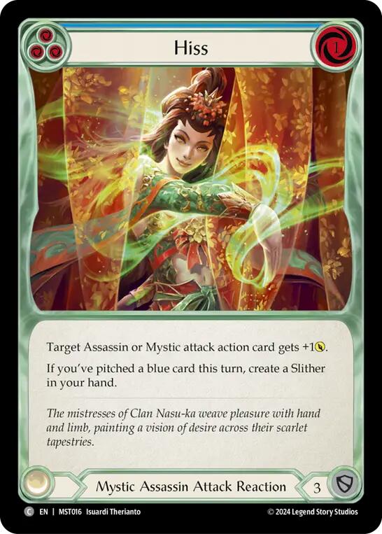 Hiss (Blue) [MST016] (Part the Mistveil) | Chromatic Games