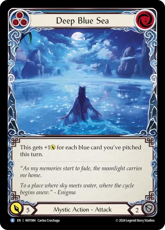 Deep Blue Sea [MST084] (Part the Mistveil)  Rainbow Foil | Chromatic Games