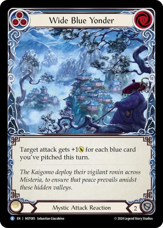 Wide Blue Yonder [MST085] (Part the Mistveil)  Rainbow Foil | Chromatic Games