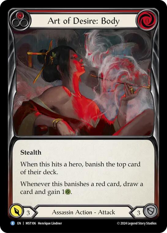 Art of Desire: Body (Red) [MST106] (Part the Mistveil)  Rainbow Foil | Chromatic Games