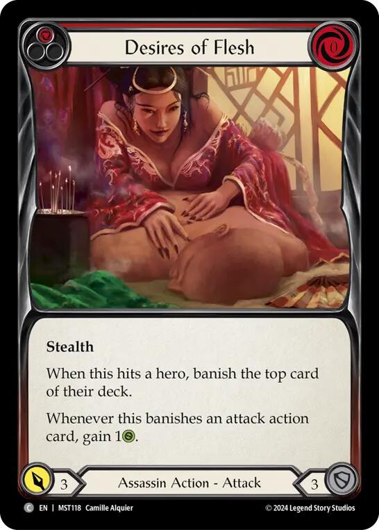 Desires of Flesh (Red) [MST118] (Part the Mistveil) | Chromatic Games