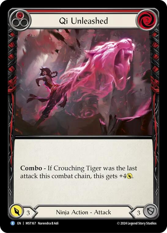 Qi Unleashed (Red) [MST167] (Part the Mistveil) | Chromatic Games