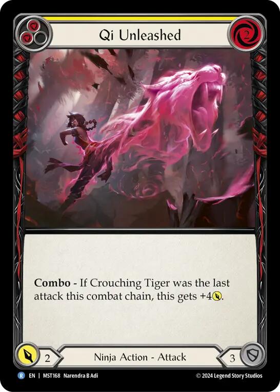 Qi Unleashed (Yellow) [MST168] (Part the Mistveil) | Chromatic Games