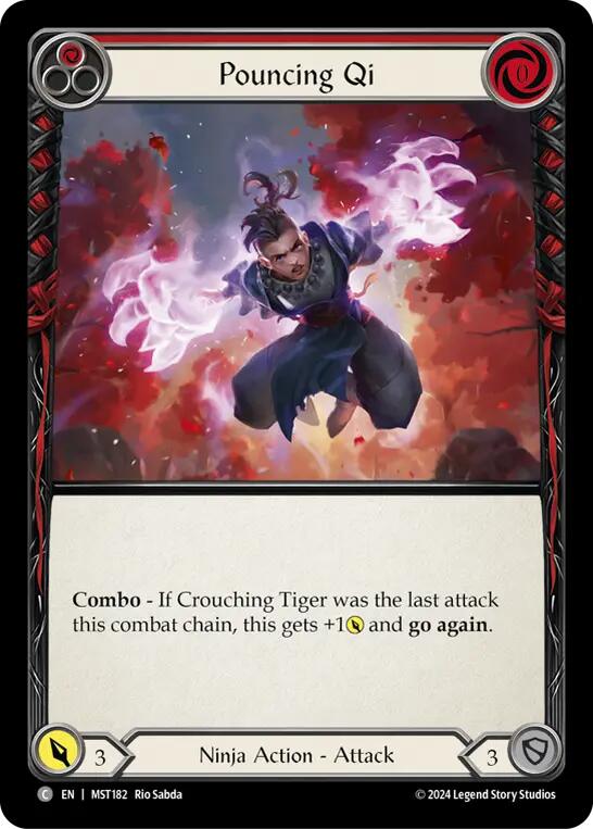 Pouncing Qi (Red) [MST182] (Part the Mistveil) | Chromatic Games