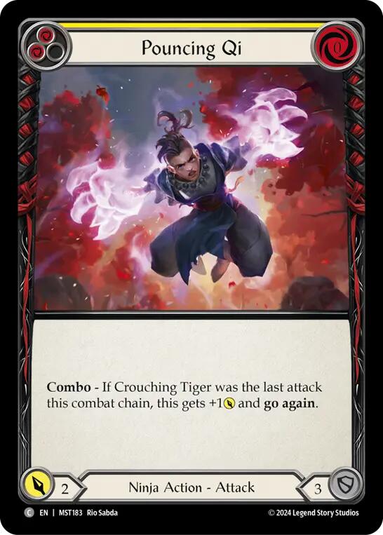 Pouncing Qi (Yellow) [MST183] (Part the Mistveil) | Chromatic Games