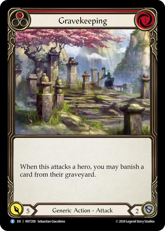 Gravekeeping (Red) [MST200] (Part the Mistveil) | Chromatic Games