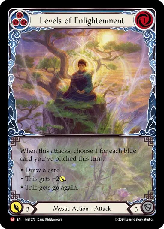 Levels of Enlightenment (Extended Art) [MST077] (Part the Mistveil)  Rainbow Foil | Chromatic Games