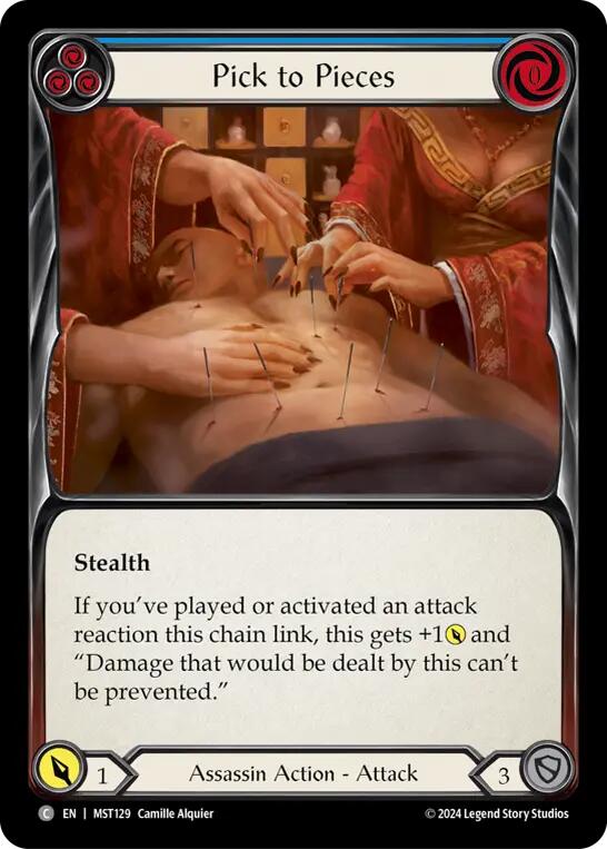 Pick to Pieces (Blue) [MST129] (Part the Mistveil) | Chromatic Games