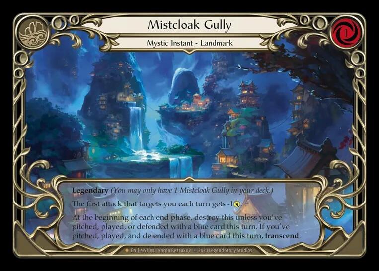 Mistcloak Gully // Inner Chi [MST000] (Part the Mistveil)  Rainbow Foil | Chromatic Games