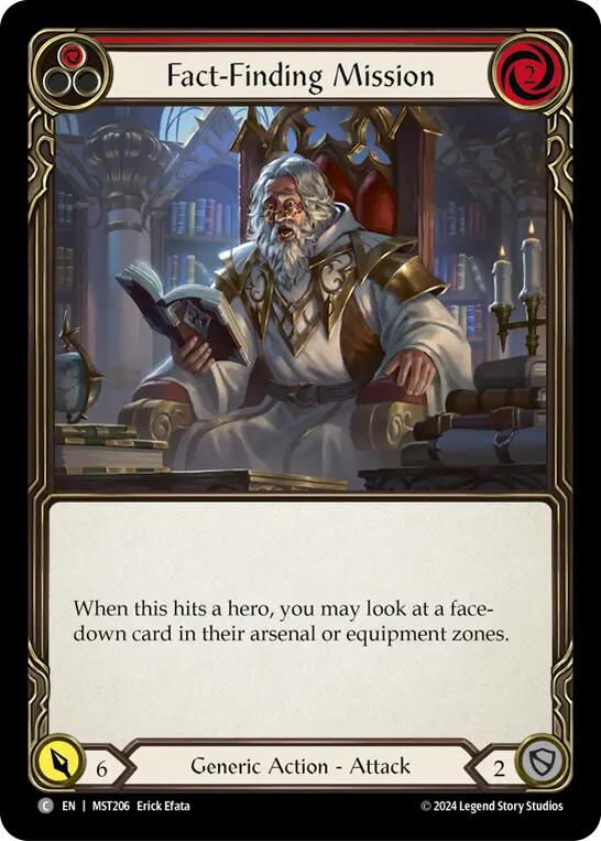 Fact-Finding Mission (Red) [MST206] (Part the Mistveil)  Rainbow Foil | Chromatic Games