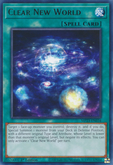 Clear New World [MP23-EN034] Rare | Chromatic Games