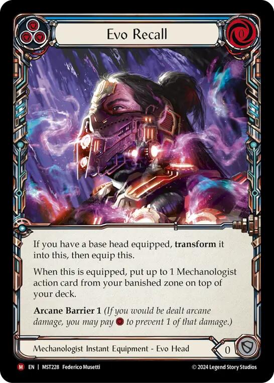 Evo Recall [MST228] (Part the Mistveil)  Cold Foil | Chromatic Games