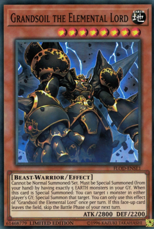 Grandsoil the Elemental Lord [FLOD-ENSE1] Super Rare | Chromatic Games