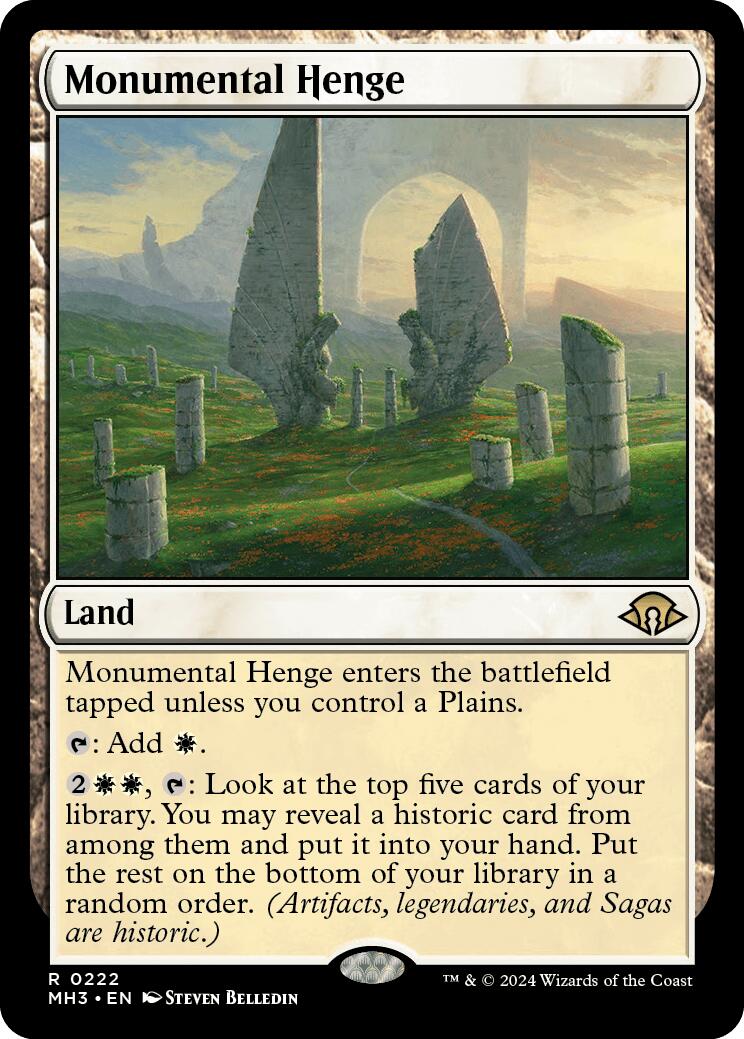 Monumental Henge [Modern Horizons 3] | Chromatic Games