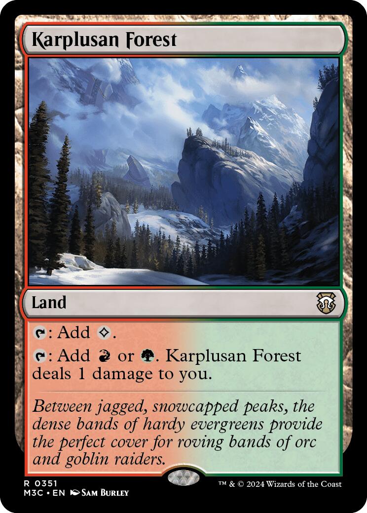 Karplusan Forest [Modern Horizons 3 Commander] | Chromatic Games