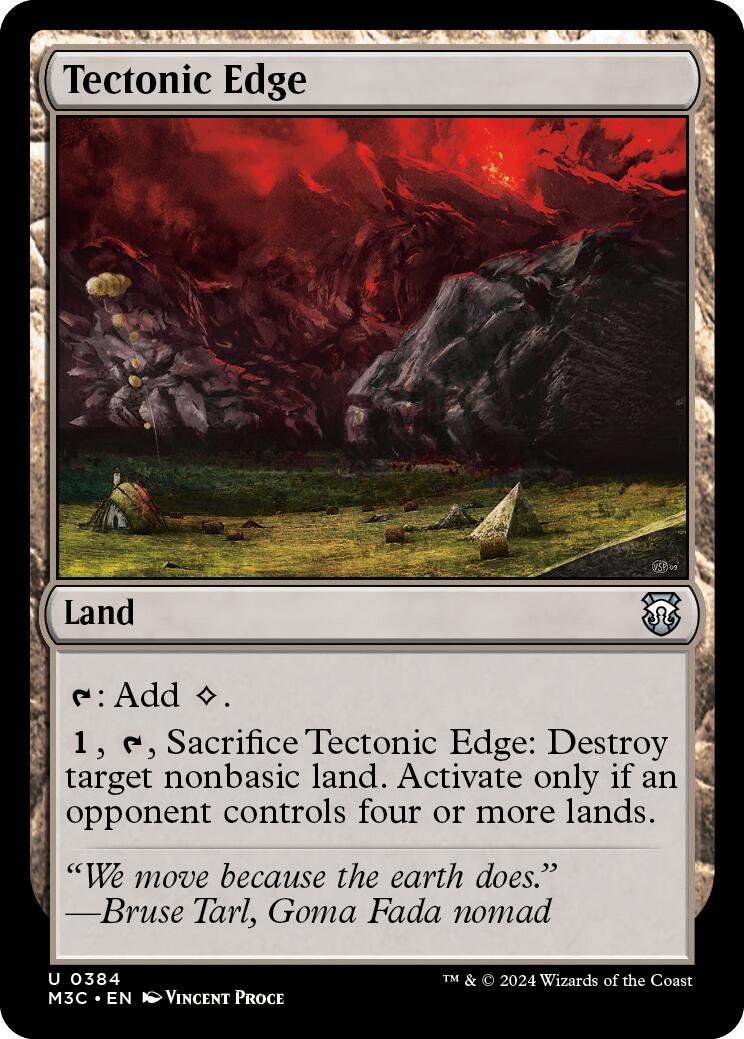 Tectonic Edge [Modern Horizons 3 Commander] | Chromatic Games