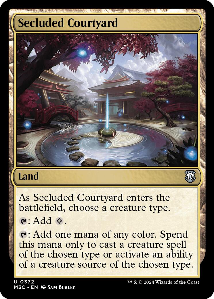 Secluded Courtyard [Modern Horizons 3 Commander] | Chromatic Games