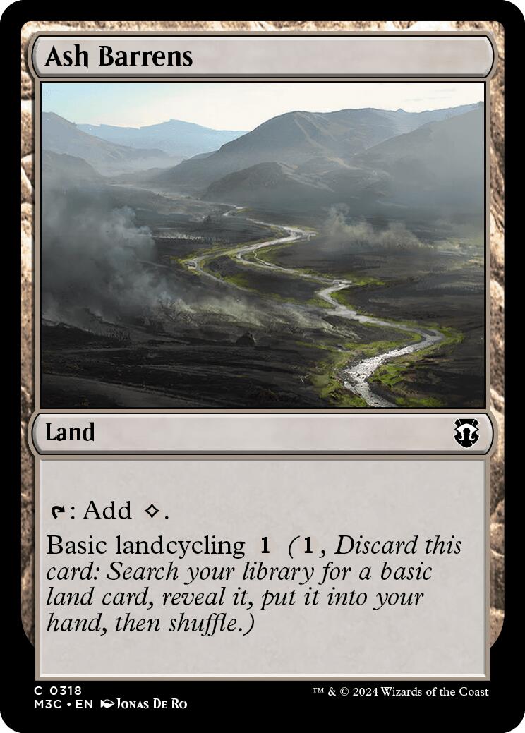 Ash Barrens [Modern Horizons 3 Commander] | Chromatic Games