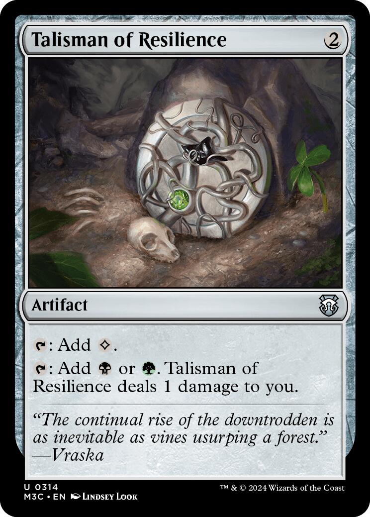 Talisman of Resilience [Modern Horizons 3 Commander] | Chromatic Games