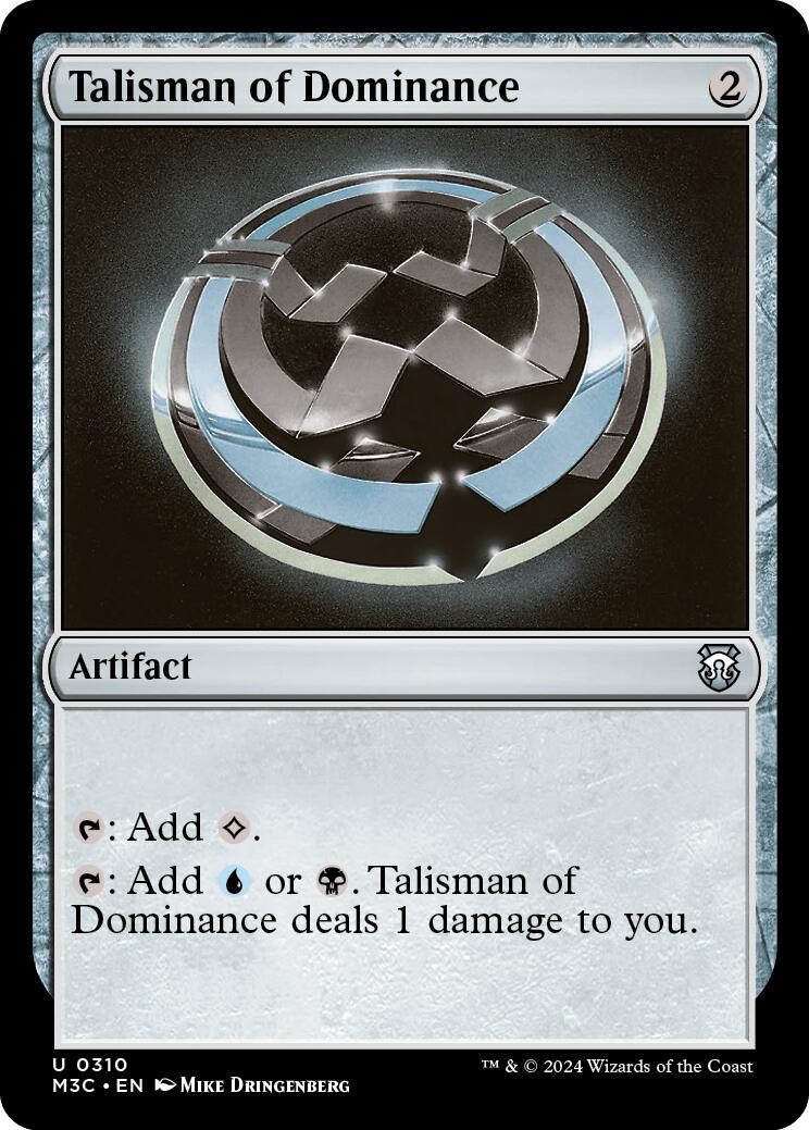 Talisman of Dominance [Modern Horizons 3 Commander] | Chromatic Games