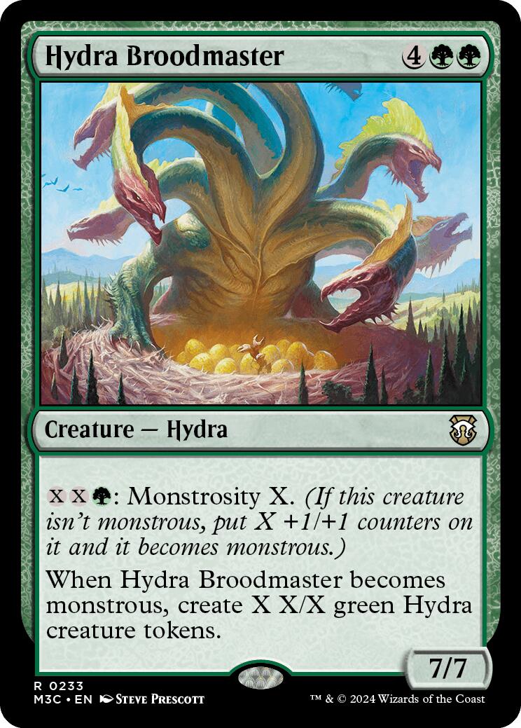 Hydra Broodmaster [Modern Horizons 3 Commander] | Chromatic Games