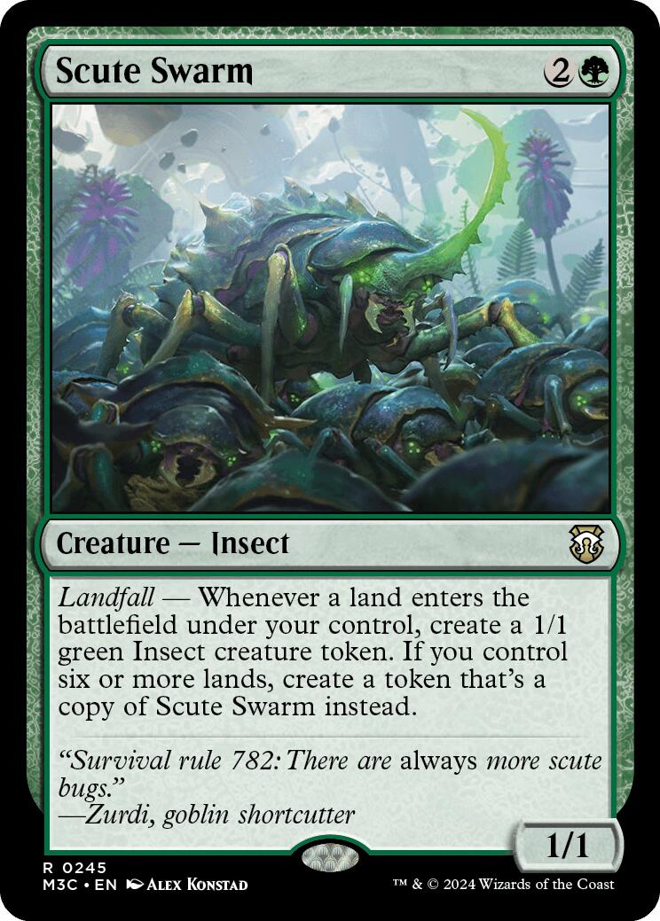 Scute Swarm [Modern Horizons 3 Commander] | Chromatic Games