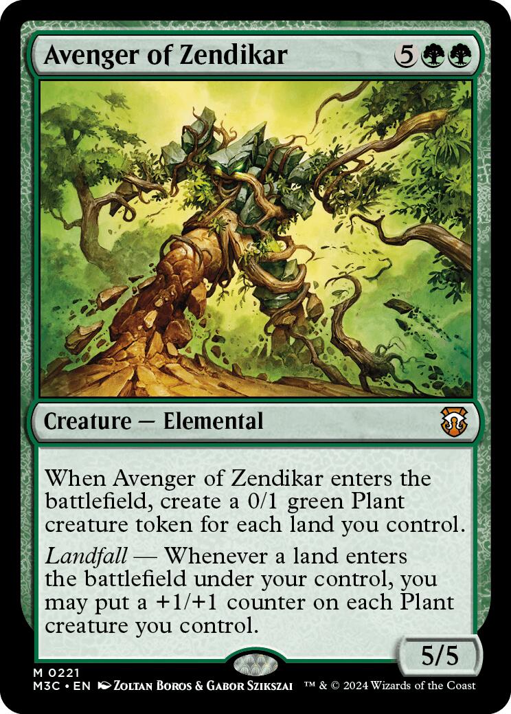 Avenger of Zendikar [Modern Horizons 3 Commander] | Chromatic Games