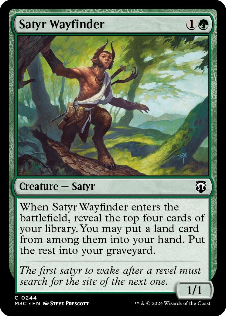 Satyr Wayfinder [Modern Horizons 3 Commander] | Chromatic Games