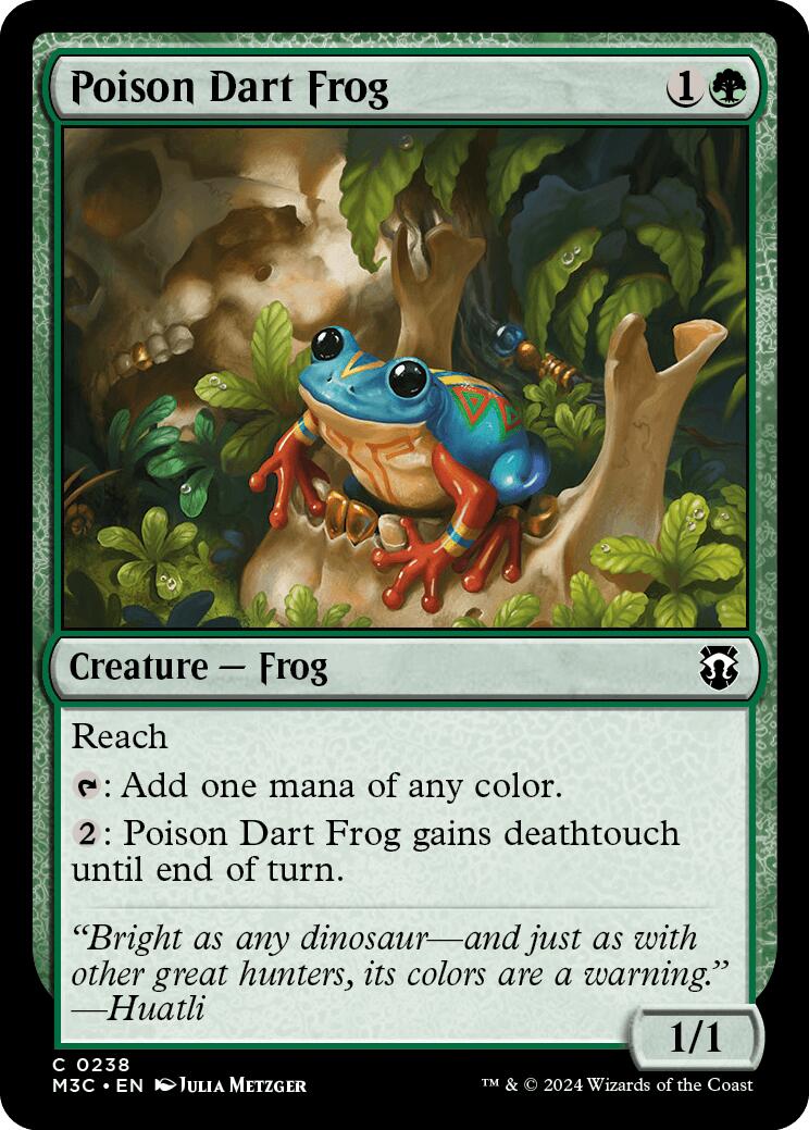 Poison Dart Frog [Modern Horizons 3 Commander] | Chromatic Games