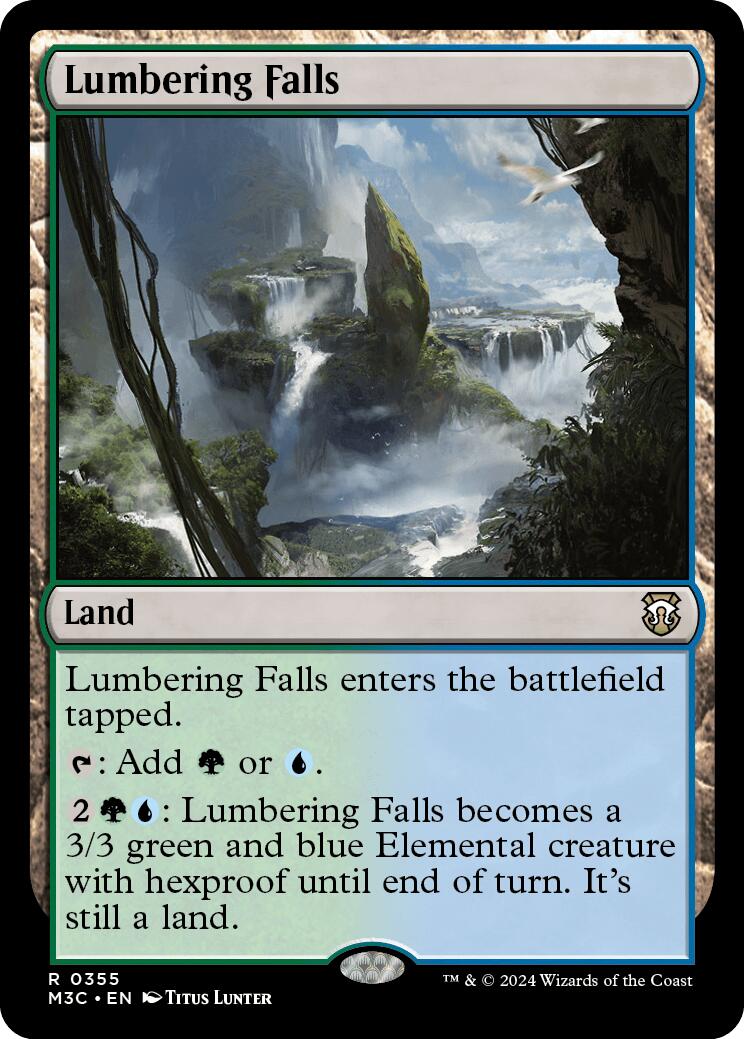 Lumbering Falls [Modern Horizons 3 Commander] | Chromatic Games