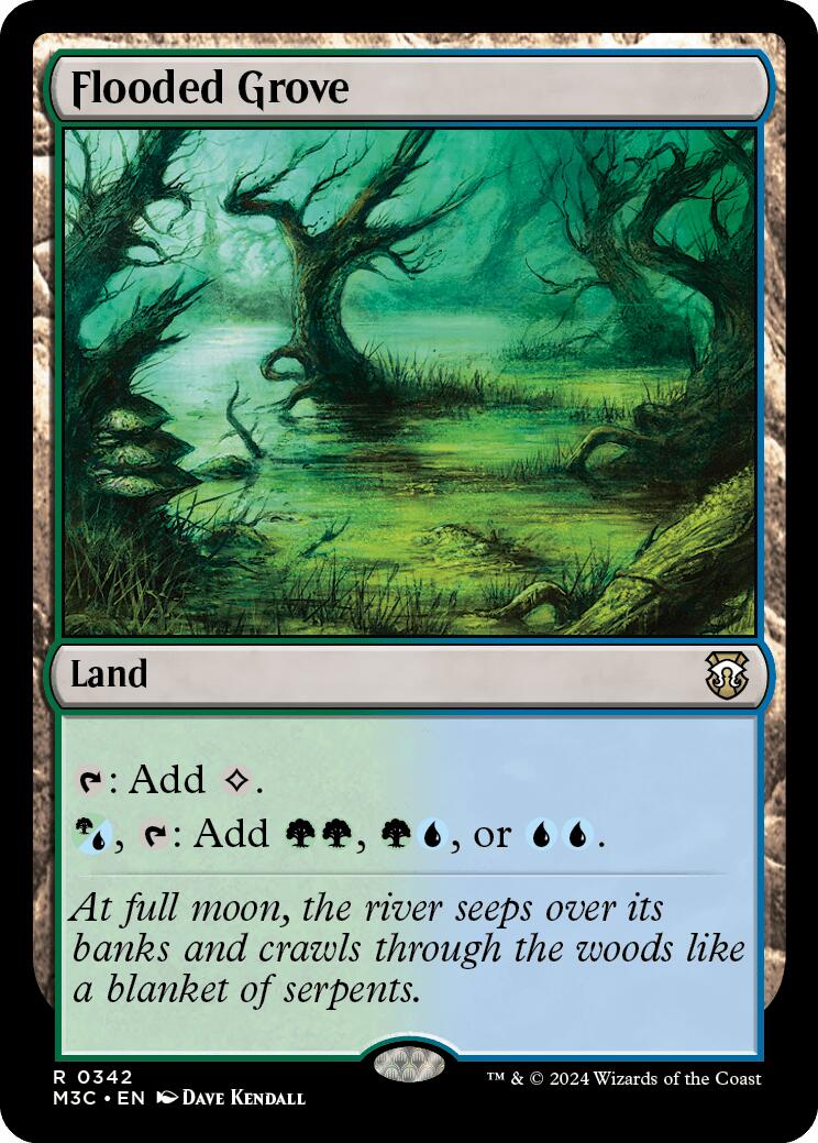 Flooded Grove [Modern Horizons 3 Commander] | Chromatic Games