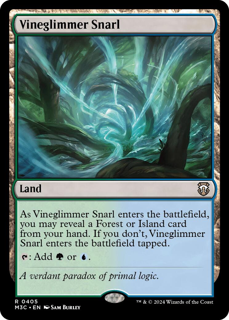 Vineglimmer Snarl [Modern Horizons 3 Commander] | Chromatic Games