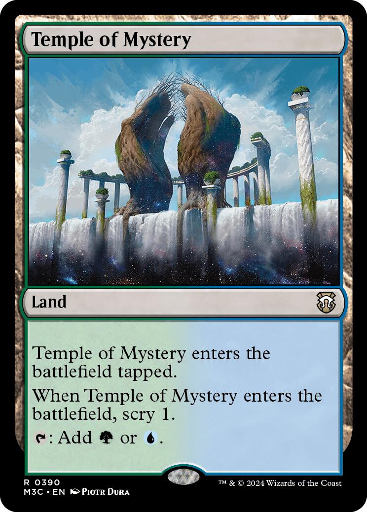 Temple of Mystery [Modern Horizons 3 Commander] | Chromatic Games