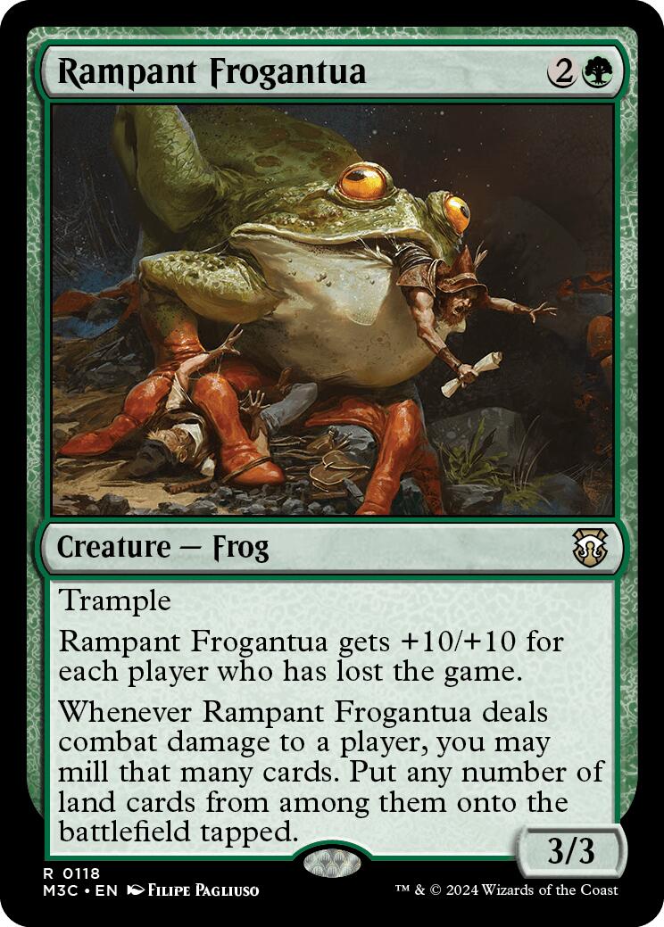 Rampant Frogantua [Modern Horizons 3 Commander] | Chromatic Games