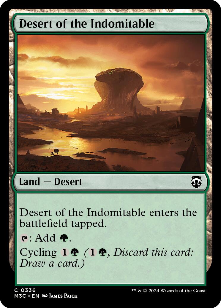 Desert of the Indomitable [Modern Horizons 3 Commander] | Chromatic Games