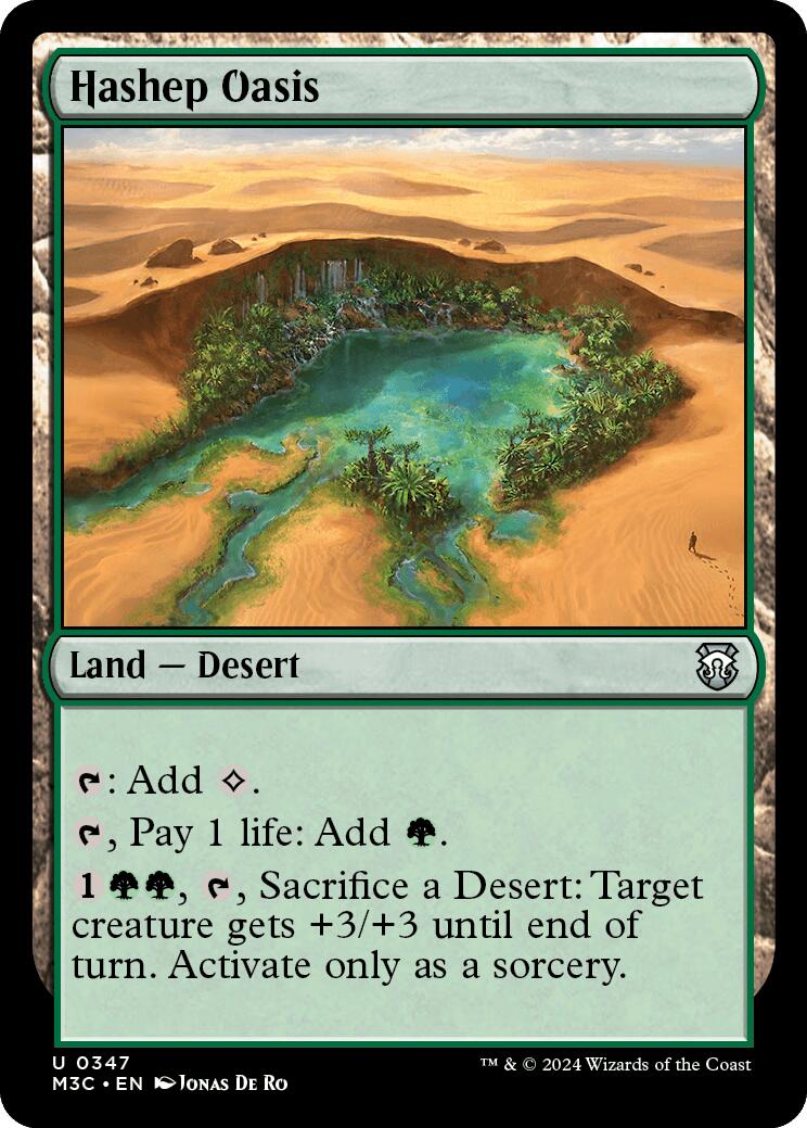 Hashep Oasis [Modern Horizons 3 Commander] | Chromatic Games