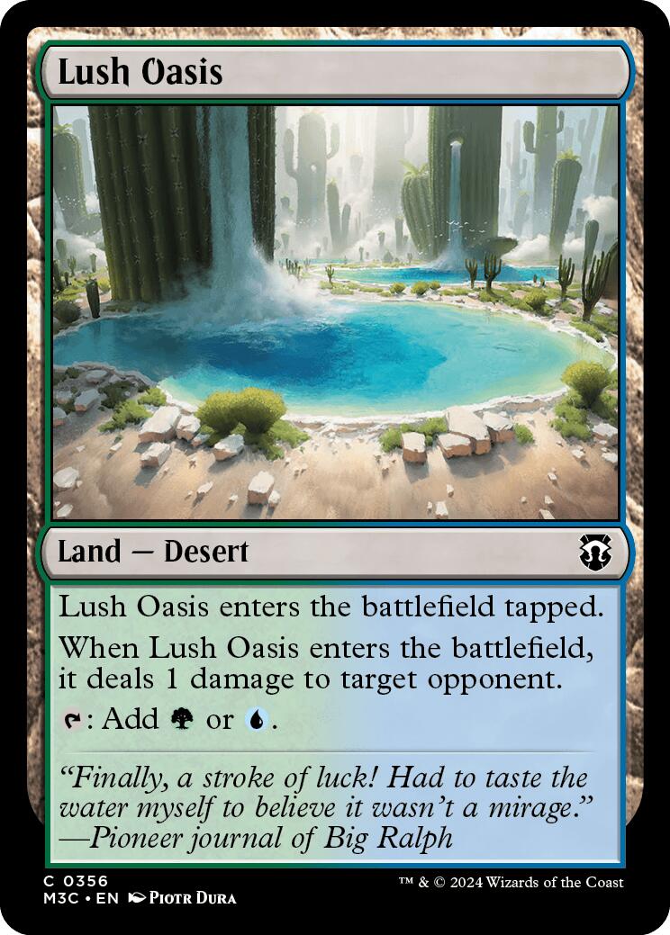 Lush Oasis [Modern Horizons 3 Commander] | Chromatic Games