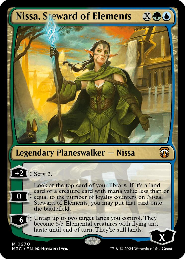 Nissa, Steward of Elements [Modern Horizons 3 Commander] | Chromatic Games