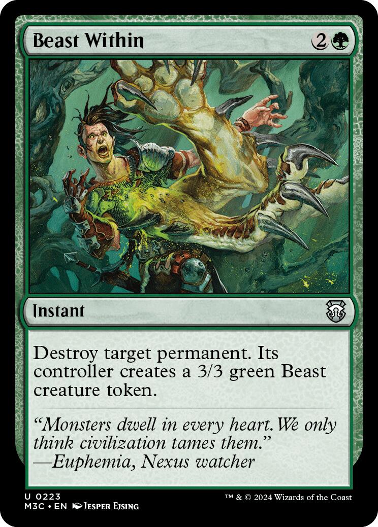 Beast Within [Modern Horizons 3 Commander] | Chromatic Games