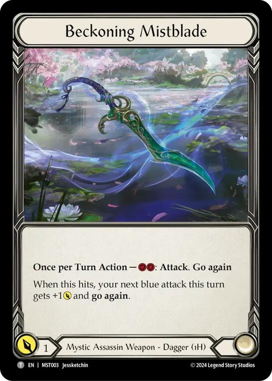 Beckoning Mistblade // Spectral Shield [MST003//MST158] (Part the Mistveil) | Chromatic Games